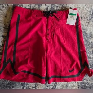 Nike Men's Bold Red Board Shorts